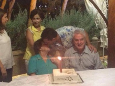 بالصور- ماجدة الرومي تحتفل بعيد ميلاد والدتها (4)