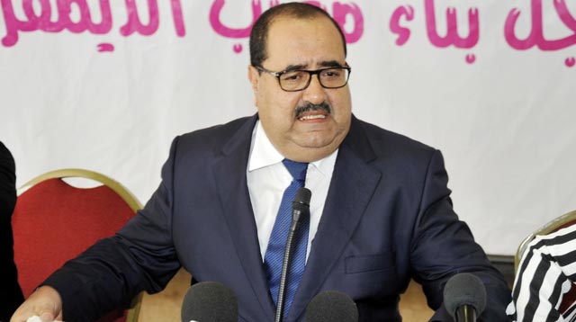 إدريس لشكر الكاتب الأول لحزب الاتحاد الاشتراكي (برلمان.كوم)