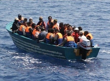 مهاجرين غير شرعيين أفارقة