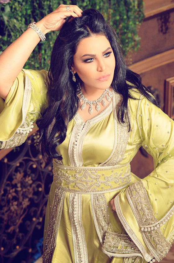 النجمة احلام عشقها قديم للقفطان