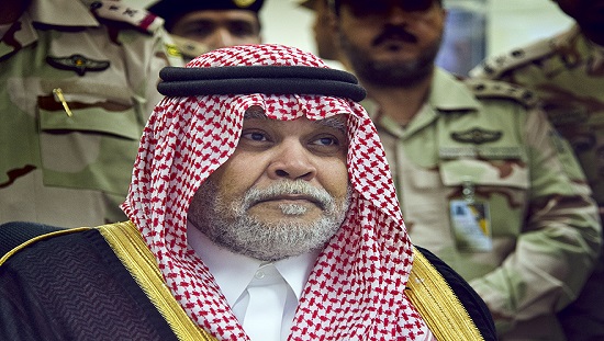الأمير بندر بن سلطان رئيس سابق للمخابرات السعودية وسفير سابق للمملكة بالولايات المتحدة