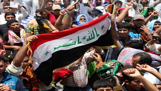 الاحتجاجات الحاشدة ملأت شوارع بغداد