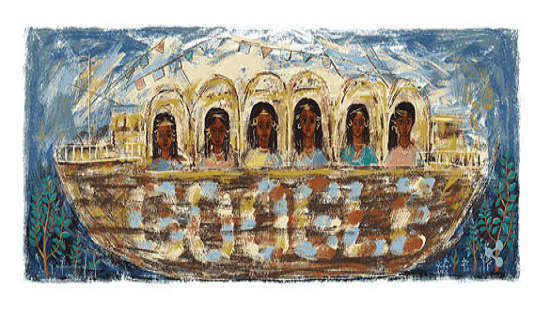 جوجل يحتفي بميلاد التشكيلية المصرية تحية حليم