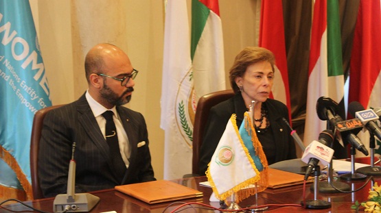 السفيرة مرفت تلاوى المديرة العامة لمنظمة المرأة العربية