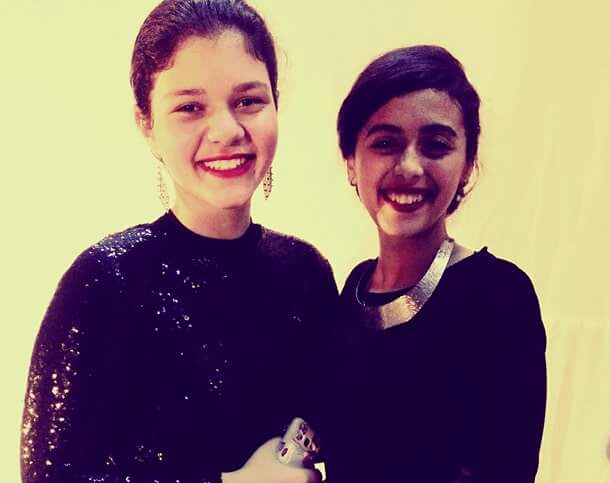 حفيدة الراحلة ام كلثوم على يسار الشاشة