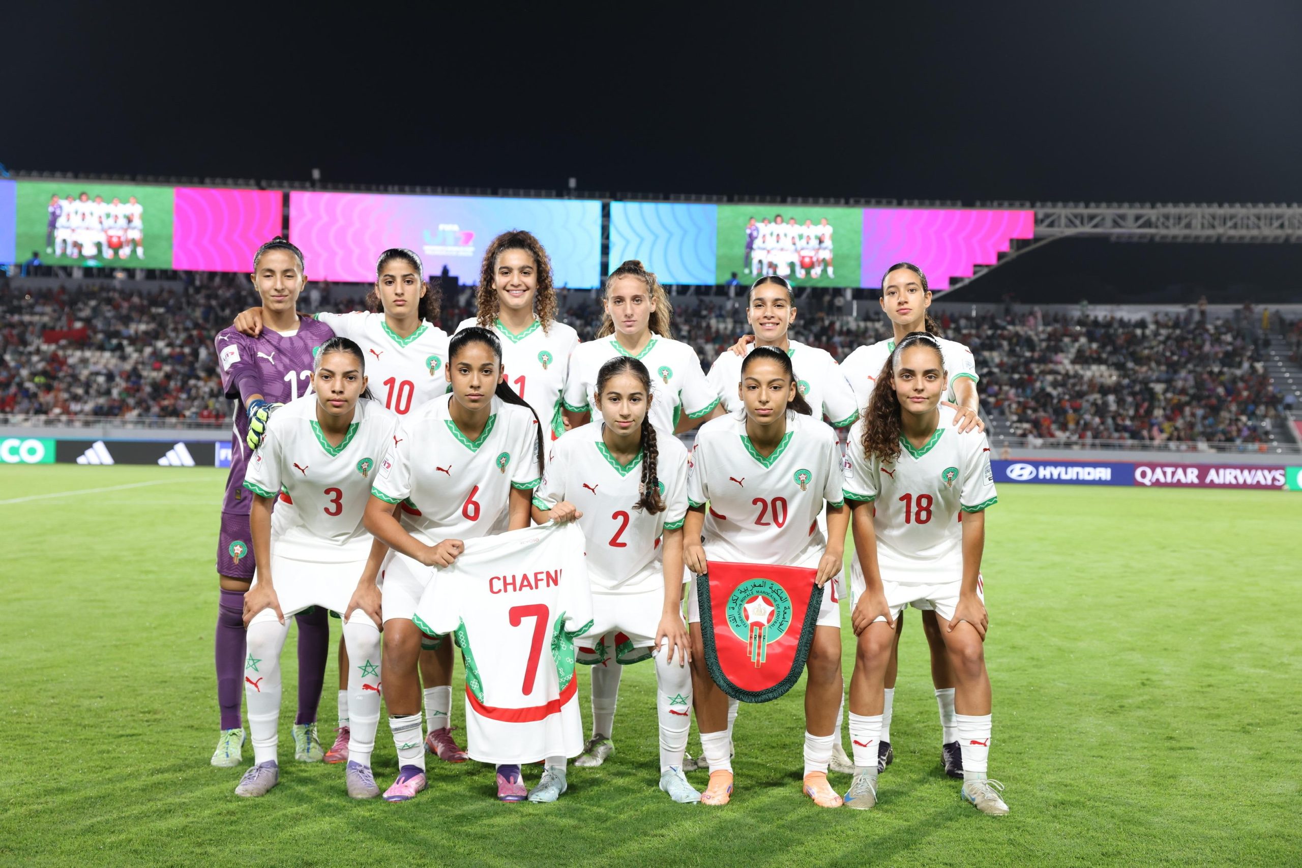 المنتخب المغربي النسوي لأقل من 17 سنة يتأهل إلى ثمن نهائي كأس العالم